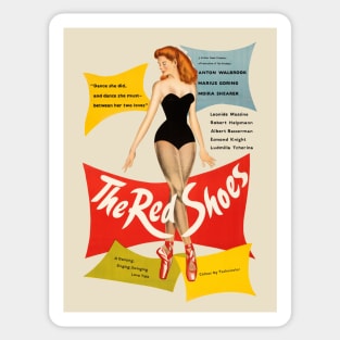 The Red Shoes Movie Poster Sticker